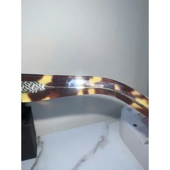 Dolce & Gabbana Yellow Havana Sunglasses - Like New Condition - Picture 3 of 5